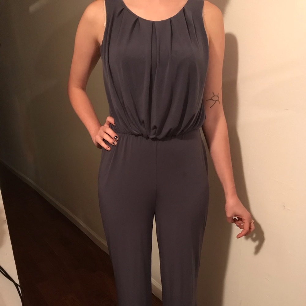 Full length flair Velvet Torch jumpsuit